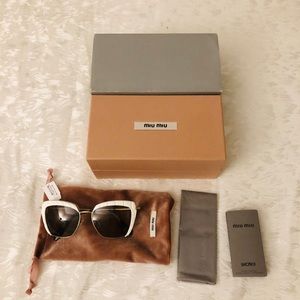 Miu Miu Square Sunglasses SMU52QS